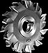 F&D Tool Company 11624-AV7613 Superior T-15 Staggered Tooth Cutter, 6" Diameter, 3/8 " Width of Face, 1.25" Hole Size