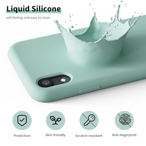 TAXXOE Silicone Case Compatible with iPhone XR Case Soft Ultra Slim Protective Shockproof Liquid Silicone Phone Case - Image 3