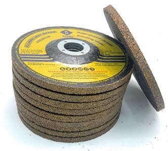 SIGNI 4 Inch Non Ferrous 10 Pack Grinding Wheel, Angle Grinder Abrasive Disc for Aluminum Copper Brass, Anti-Clog Non-Loading