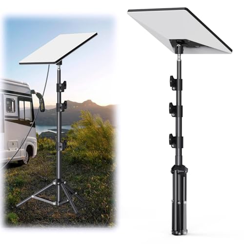 Starlink Mini Tripod Mount – Portable Starlink Mini Mount with 3-Level Height Adjustment, Tripod Stand for Outdoor Camping & RV Travel, Complete Starlink Kit Accessories