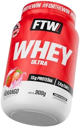 FTW Whey Ultra Protein com Proteína Concentrada WPC, Suplemento A...