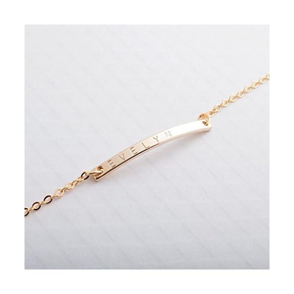 16K-Gold-Your-Name-Bar-Bracelet-Personalized-gift-Gold-Plated-bar-Delicate-Hand-Stamp-Best-bridesmaid-Wedding-Graduation-Gift 16K Gold Your Name Bar Bracelet - Personalized gift Gold Plated bar Delicate Hand Stamp Best bridesmaid Wedding Graduation Gift