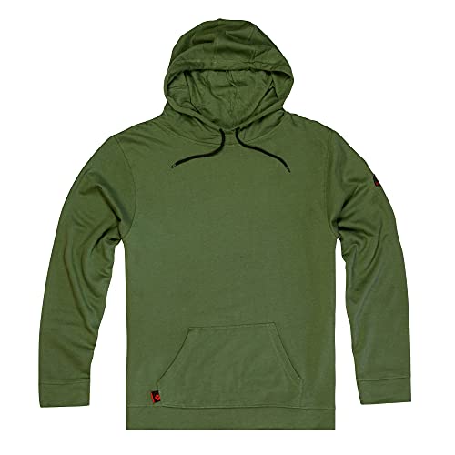 Sweatshirt hoodie homme plain pull polaire confortable casual Mossy Oak