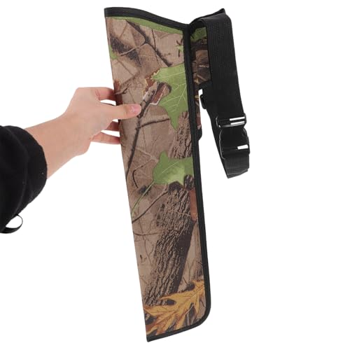 Estuche porta flechas ajustable de camuflaje y bolsa de almacenamiento compacta para arqueros 4