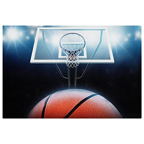 Sets de table baseball 30,5x45,7cm résistants chaleur pour table à manger - 2