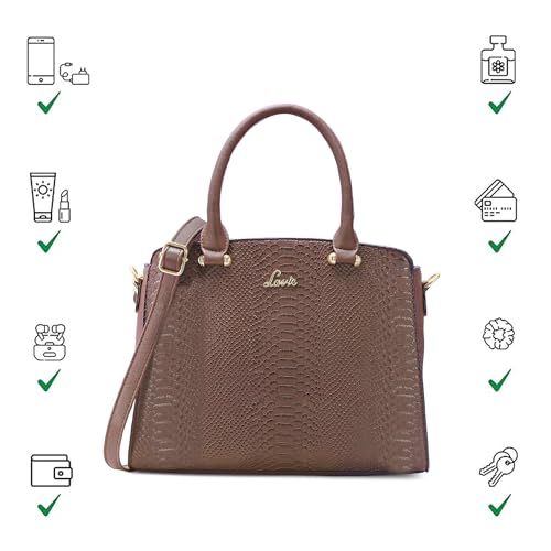 Image of Lavie Ushycroc Women's Medium Dome Satchel Handbag | Satchel Bag for Work | Ladies purse | Stylish Shoulder Bag | Gift For Women