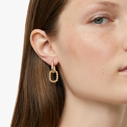 Trendy Gold Hoop Earrings for Women - Hypoallergenic & Water-Resistant - Valentine's Day Gifts
