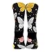 Meaudiwes Fashion Dress Decor Socks, Comfortable Work Leisure Sports Socks For Girls And Boys Goth Butterfly Moth Sun Moon