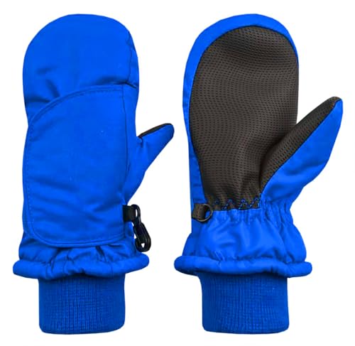 Image of N'Ice Caps Kids Waterproof Snow Mittens Cold Weather Thinsulate Insulated