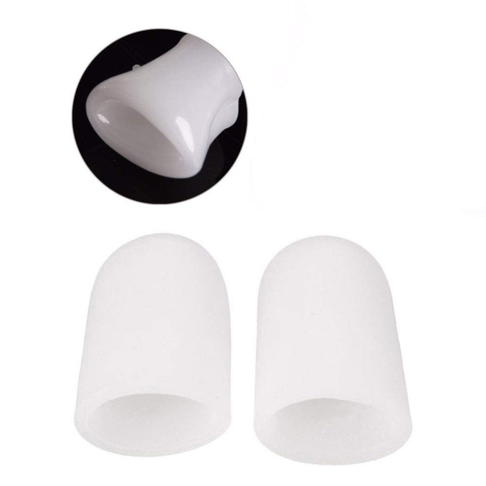 PEDIMENDTM - Tappi in gel di silicone per alluce valgo, allevia il dolore da calli, vesciche, dita a martello e alluce valgo, unisex, per la cura dei piedi (4 paia)