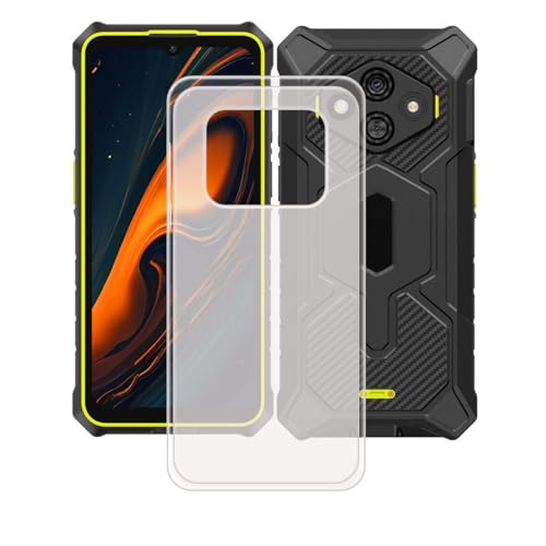 LCEHTOGYE �K�p Ulefone RugKing 3 Pro�p�P�[�X�A�K�p Ulefone RugKing 3 Pro (6,56")�ƌ݊����̂��锼�����̒����^�\�t�gTPU�V���R���Q���P�[�X�ی�J�o�[