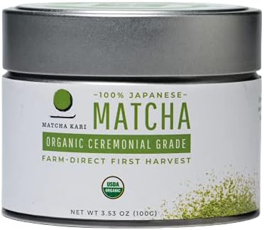 Matcha Kari Dr. Weil - Organic Green Tea Powder - 100 grams - Japanese Ceremonial Organic Grade