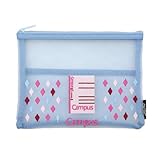 Old Resta 刺繍メッシュポーチ Lサイズ 【コクヨ】かわいい OR467166