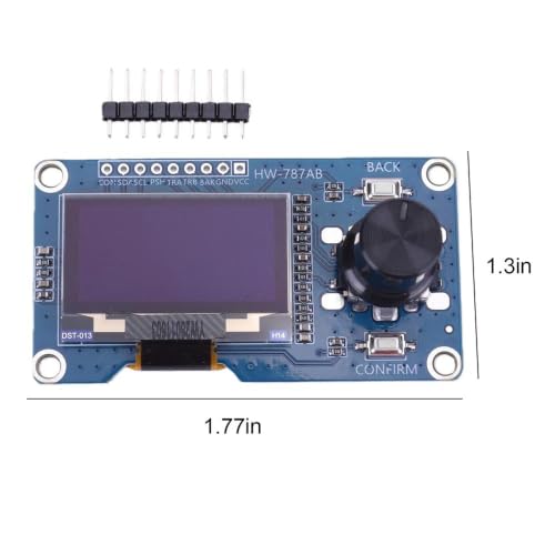 Écran I2C OLED avec encodeur rotatif pour éliminer les erreurs de navigation menu