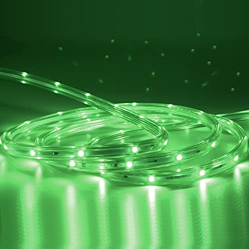 Areful Green Rope Lights, 16.4Ft Waterproof Led Strip Light, Indoor Outdoor Flexibe Decorative Lighting For Home Christmas Holiday Garden Patio Party #TOP1