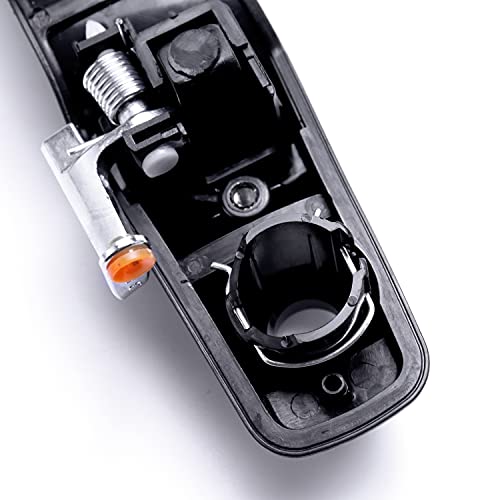 Fexon Exterior Black Door Handle Compatible With 2007-2013 Escalade Avalanche Silverado Suburban Tahoe Sierra Yukon, Replaces # 25960525 25960526 22738725 22738726 #TOP4