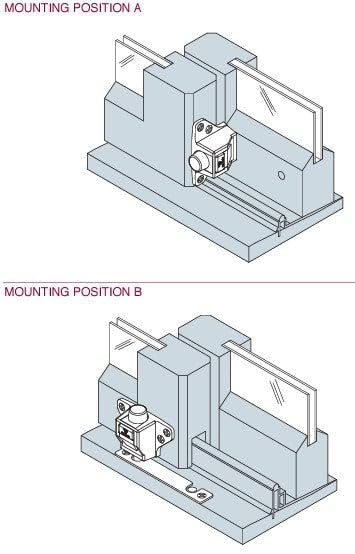 WRS Truth Winged Secondary Patio Door Lock - White