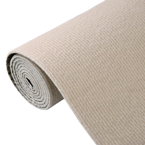 Large Self-Adhesive Cat Scratching Mat, Cat Tree Scratching Mat/Scratching Post Replacement, DIY Cat Scratching Pad Scratching Board for Floor, Sofa, Wall (Beige, 78 * 15 Inches)