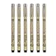 PIGMA MICRON Fineliner SET (6 Stifte, schwarz)