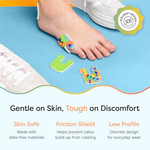 Image of ZenToes Callus Cushions, Water-Resistant Adhesive Corn Pads, 18 Count | Soft foam protects foot, heels & toes from friction, self-stick, for active wear. Sweat-resistant, peels off easily
