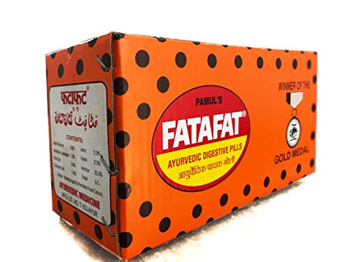 Image of Pamul Fatafat Ayurvedic Digestive Pills , Original Hyderabadi Fatafat Goli (36Pouches X 25Gram)