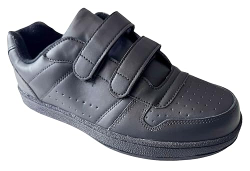 G4U Men's Sneakers Comfort Walking Hook-and-Loop Work Shoes Sizes