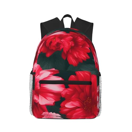 Sac à dos imprimé fleurs pour le travail en plein air et la gym