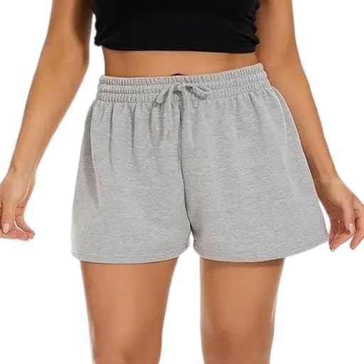 ANIFA Fashion HUB' Women's Cotton Blend Elasticated Waist Extra Short Length Solid ShortsSLD_SHR_120-picture-32