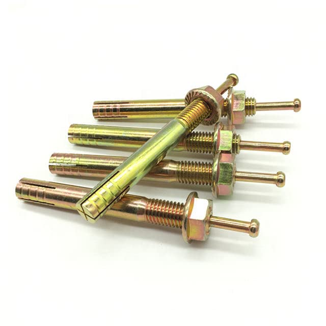 Rely®⇒VP INDUSTRIES (Pcs-10) M6x55 Pin Type Anchor Fastner Alloy Steel | Pin Drive Expansion Bolts-Hammer Strike Pin Anchor Fasteners Fixings for concrete walls, solid, perforated or hollow bricks - Image 2 thumbnail