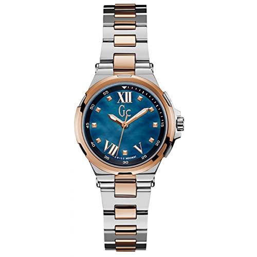 Guess Collection Structtura ���f�B�[�X �X�e�����X�X�`�[�� �N�H�[�c ���[�Y�S�[���h�ƃu���[�̕����� �X�C�X���r���v Y33001L7, �u���[