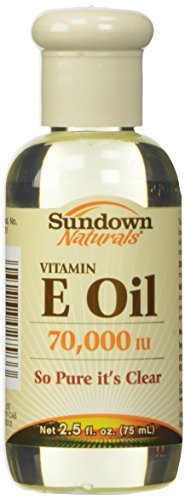 Sundown Naturals Vitamin E Oil, 70,000 IU, 2.5 fl oz - Buy Packs and SAVE (Pack of 3)