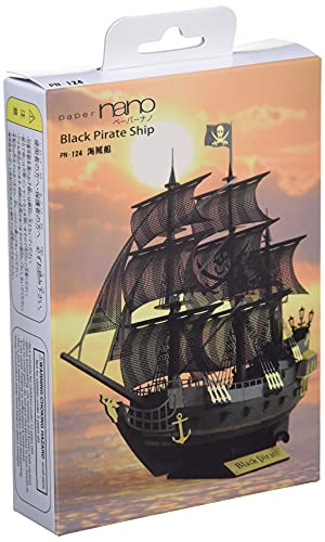 nanoblock NAN-PN124 Bausatz für schwarzes Piratenschiff
