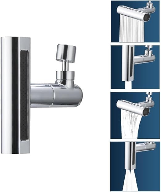 CRAFTOVO 4-in-1 360° Swivel Waterfall Kitchen Faucet with Splash-Proof Design & Rain Mode (B0D6B21Q4R) Amazon Price History, Amazon Price Tracker