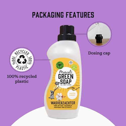 Weichspüler Vanille und Baumwolle von Marcel’s Green Soap – vegan und umweltfreundlich