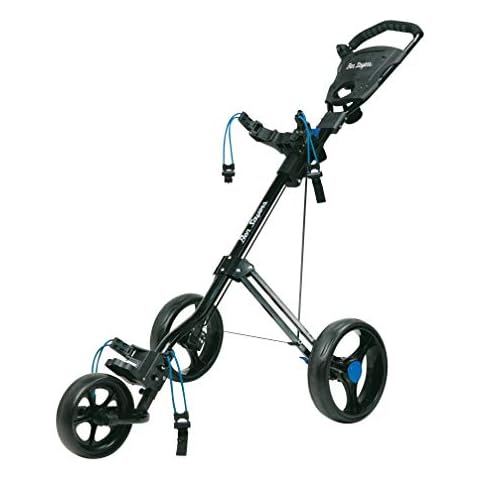 Ben Sayers Three-Wheel Golf Trolley in Black Cover