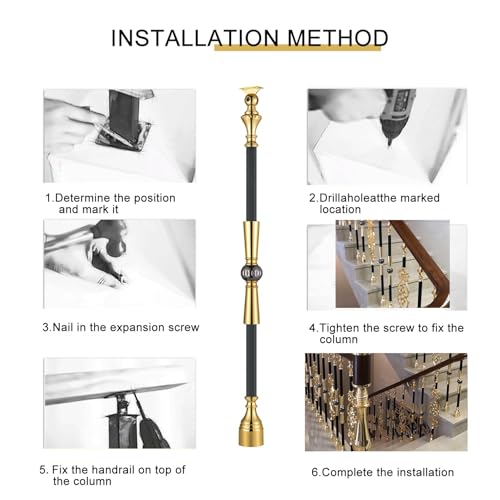 Balaustres ajustables para escalera interior y protección de niños en casa 5