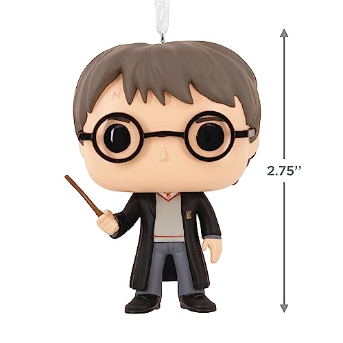 Hallmark Collectable Funko Pop Ornament - Harry Potter and Wand Design, Green, H 8 cm by W 5.5 cm by D 4.7 cm - Image 3