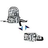 Pro Specialties Group Bolsa esportiva multifuncional Brooklyn Nets Transformer, alça ajustável, Multi, Large, Mochila esportiva