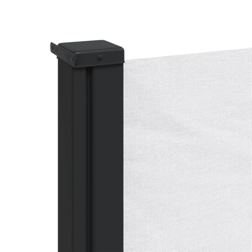 Store latéral extensible coupe-vent et imperméable en polyester blanc 5m - 7