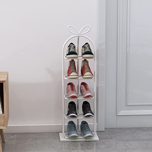 Solution de rangement chaussures blanche peu encombrante pour désencombrer