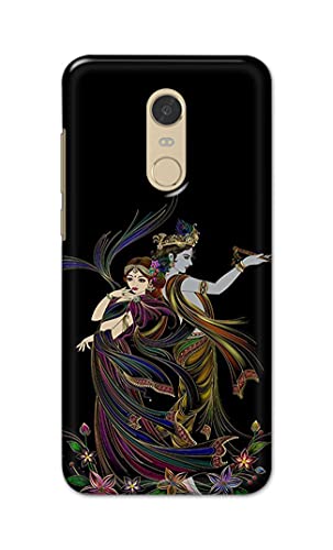 Image of Lord Radha and Krishna Hard Back Case Cover for Redmi Note 5 / Redmi 5 Plus Back Cover -(J5) VNS2223