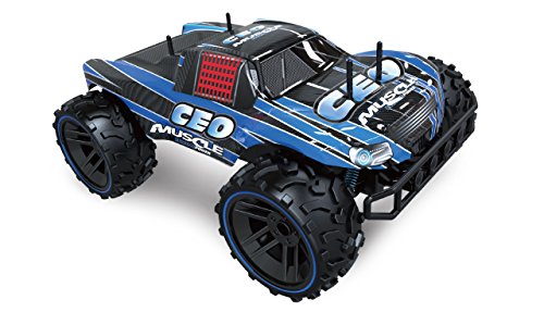 Preisvergleich Produktbild Amewi 22282 Fahrzeug Smasher Blue M1:8 Monstertuck, 2,4GHz, RTR