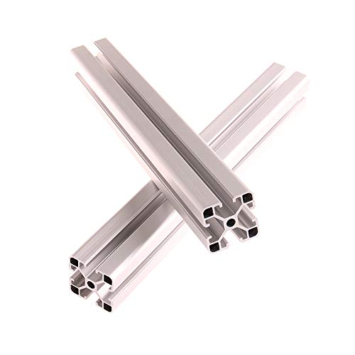 CHUANGNENG 2PCS 800mm 4040 Aluminum Profile Extrusion European Standard Anodized Linear Rail CNC 3D Printer Parts for 3D Printer and CNC DIY Laser Engraving Machine