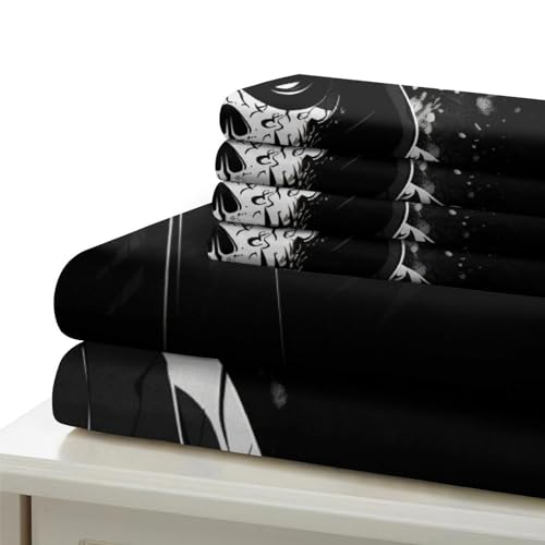 Housse de couette crâne avec fermeture éclair pour installer votre couette sans effort - 7