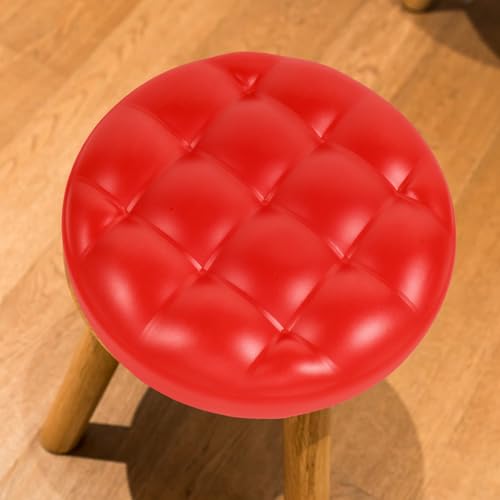 Rénover assise usée coussin rond similicuir tabouret 8x8 CM