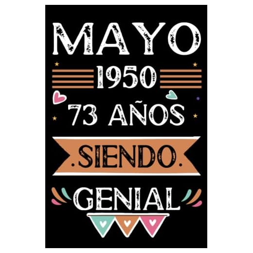 CUADERNO, Mayo 1950, 73 Años Siendo Genial: Libro de visitas, cuaderno, 110 páginas de felicitaciones, idea de regalo, regalo Para la esposa, novia, mujer, La madre