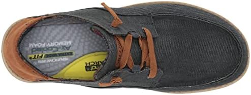 Skechers USA Men's Men's Melson-Planon Moccasin, NVY, 9.5 X-Wide | Image 4