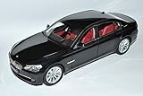Aus Metall mit Plastikteilen B*M*W 7er ActiveHybrid Limousine Schwarz Sapphire F02 Ab 2008 1/18 Kyosho Modell Auto