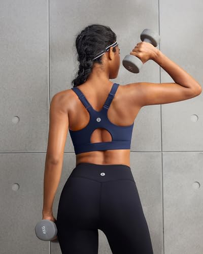 Image of RUNNING GIRL High Impact Sports Bras for Women, High Support Running Adjustable Workout Sports Bras with Sewn in Pads