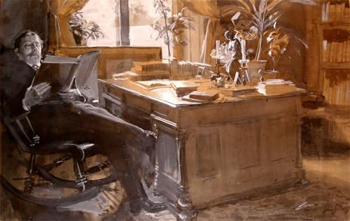 Image sur Toile Impression Tableaux Peinture Anders Zorn Viktor Rydberg 60x90